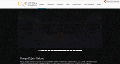 Desktop Screenshot of destinadugunsalonu.com